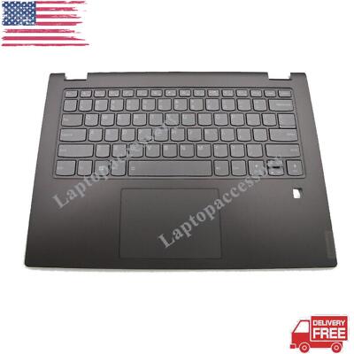 New Palmrest For Lenovo FLEX-14API 14IML 14IWL US Backlit Keyboard 5CB0U42015 US