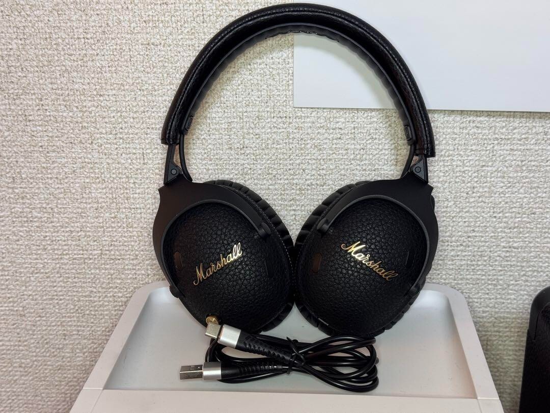 美品　正規品 Marshall MONITOR III A.N.C. Marshall Monitor III A.N.C. Wireless Bluetooth Headphones