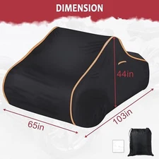 UTV Full Cover Black for Can Am Ryker 600 900 Rally Edition 219400797 219400961