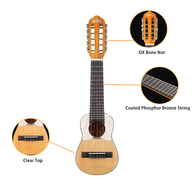 Charango 10-String Traditional Andean Guitar, Solid Spruce Top | eBay