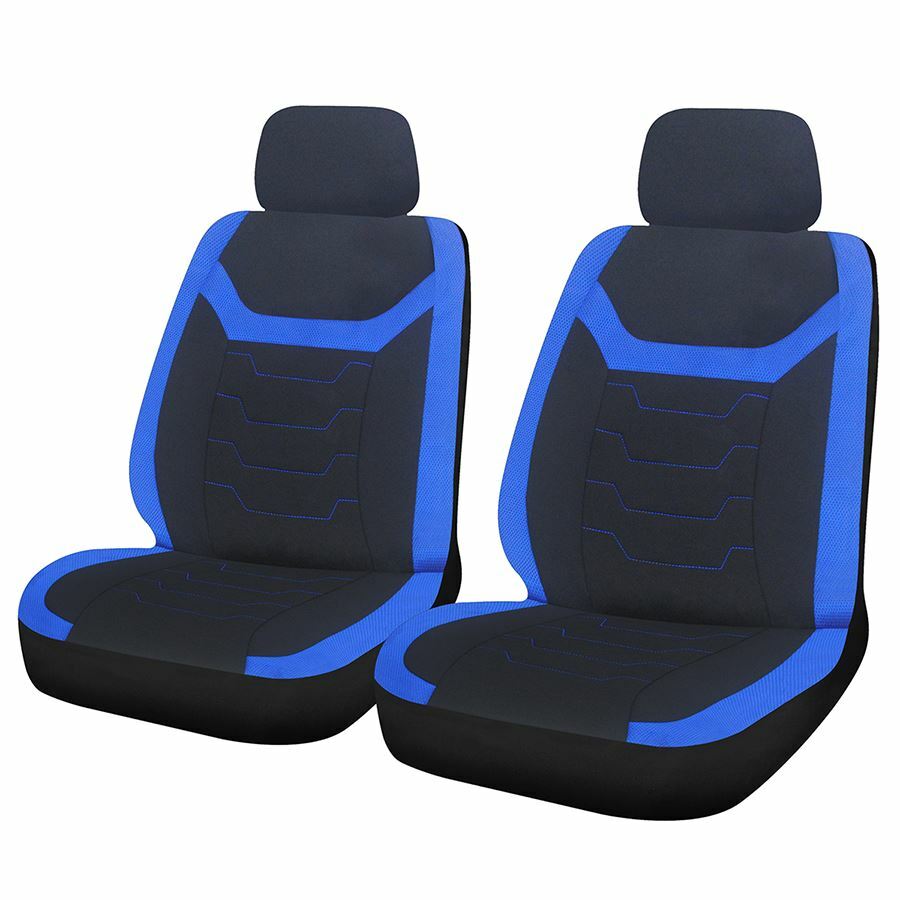 Blue Full Set Front Car Seat Covers for Vauxhall Corsa Hatch All Models