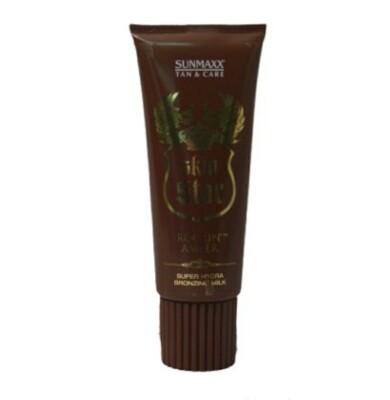 12 × Sunmaxx Tan & Care Skin Star ROCKIN AMBER Super Hydra BRONZING MILK - 200ml