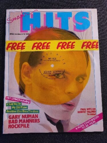 Smash Hits Magazine, Oct 2 - 15, 1980, W/flexi-disc, Gary Numan, Bad Manners - Picture 1 of 14