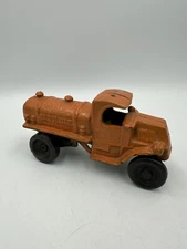 VTG REP Toys AC Williams Mack C Cab Gasoline Tanker Fuel Truck 5" Cast Iron Toys