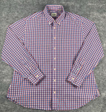 Gitman Bros Shirt Mens XL Multi Gingham Casual Button Down Long Sleeve USA Made