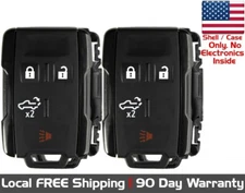 2x New Replacement Remote Key Fob SHELL / CASE for Select GM Vehicles