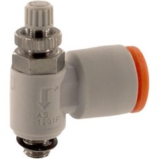 1pk SMC CORPORATION AS1201F-U10/32-07 Speed Control, Elbow, Meter Out, 10-3