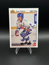 1991-92 Upper Deck #21 Teemu Selanne Rookie Card RC. rookie card picture