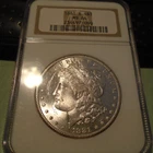 1881-S Morgan Silver Dollar NGC MS64 99% White