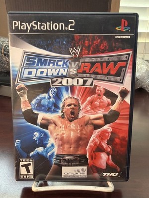 WWE SmackDown vs. Raw 2007 (Sony PlayStation 2, 2006) CIB, Tested And Working