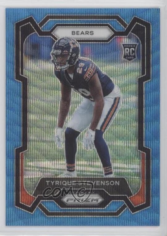 2023 Panini Prizm Rookies Blue Wave Prizm 115/199 Tyrique Stevenson #316 4f5