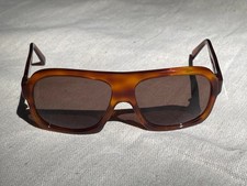 Vintage Brown Gucci GG1158/S Oversized Navigator Aviator Sunglasses Italy 58-15