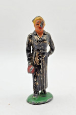 Vintage Barclay Manoil Soldiers Army Nurse Dressed in Black. Rare B65