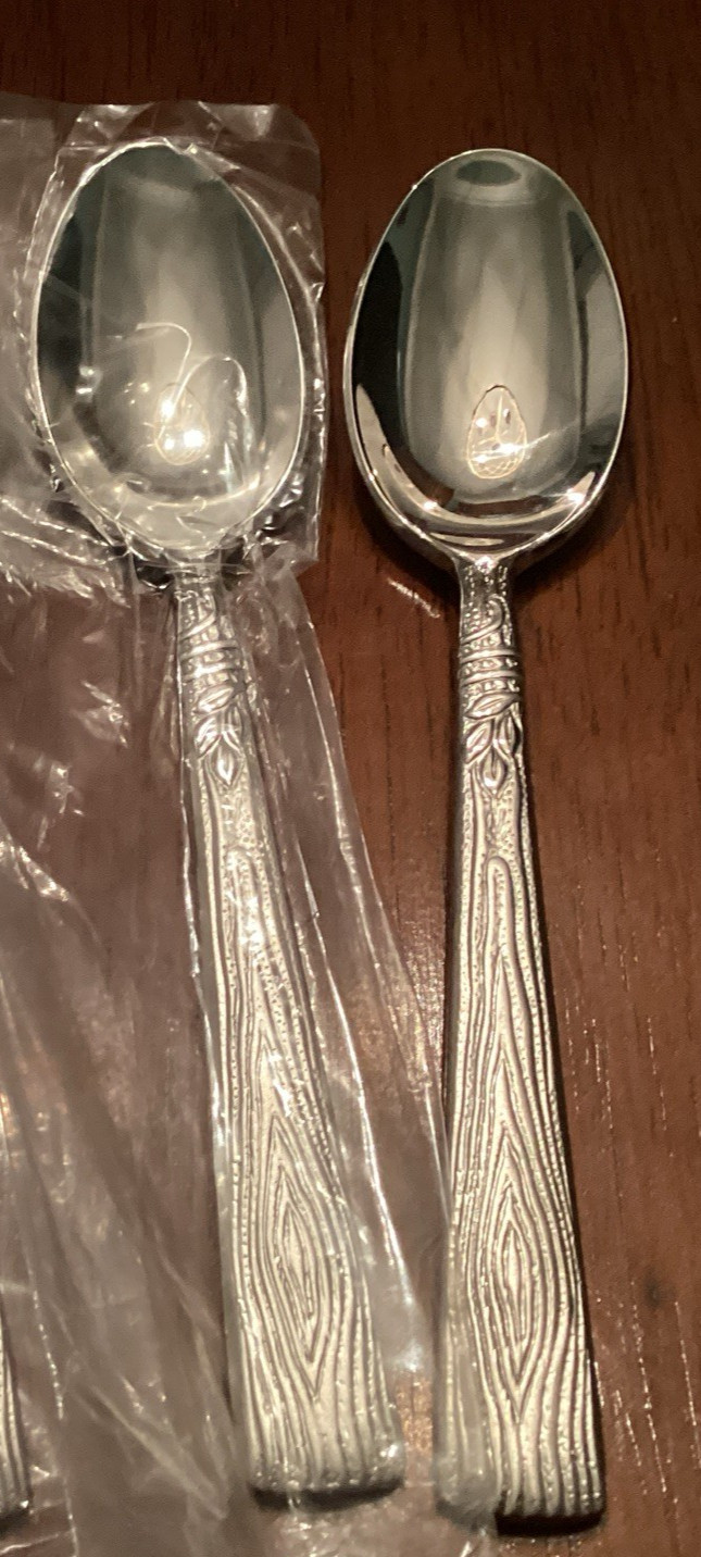 Of 2 Teaspoon 18/8 Unused Flatware 6 3/4"