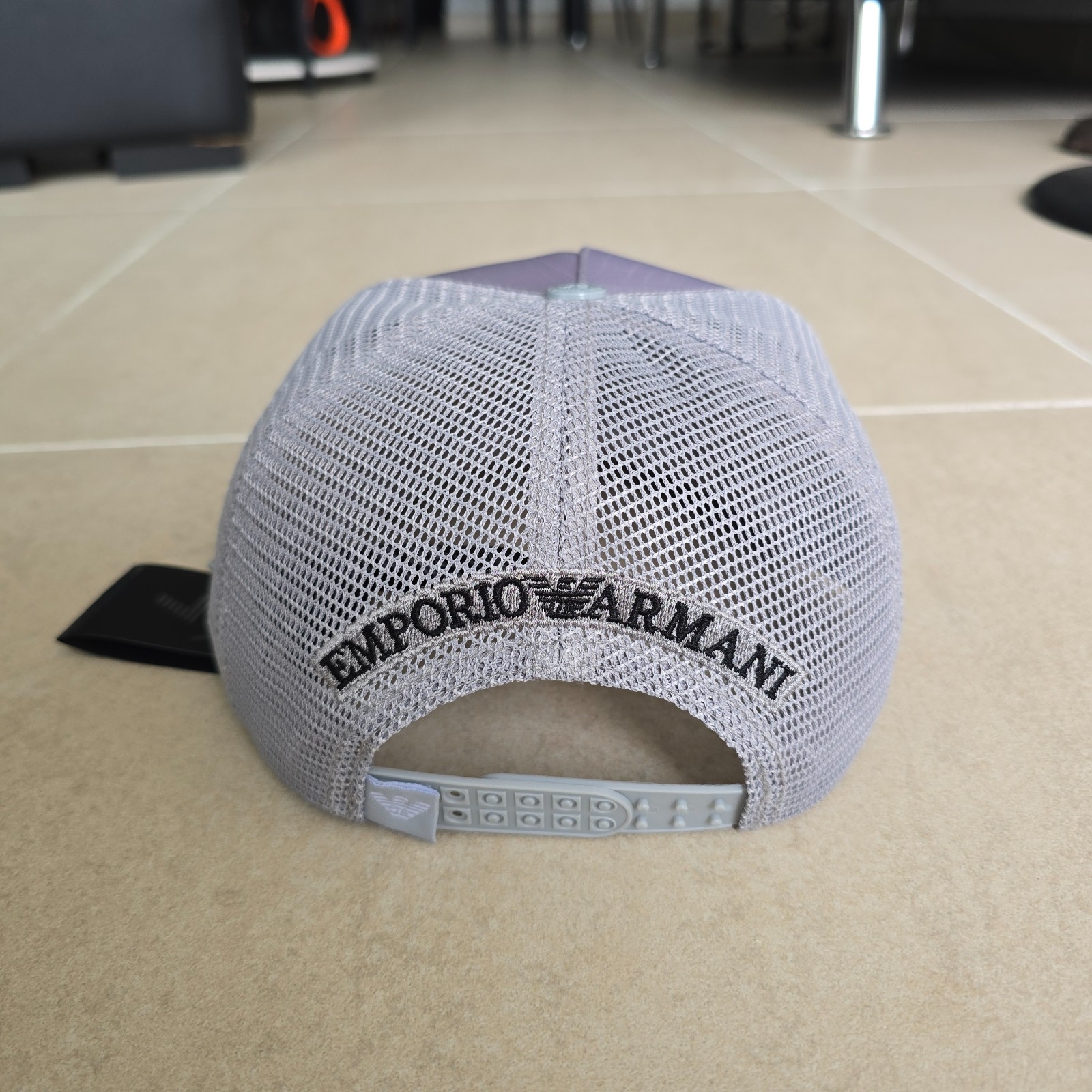 Emporio Armani EA7 Classic Men's Baseball Cap Gray