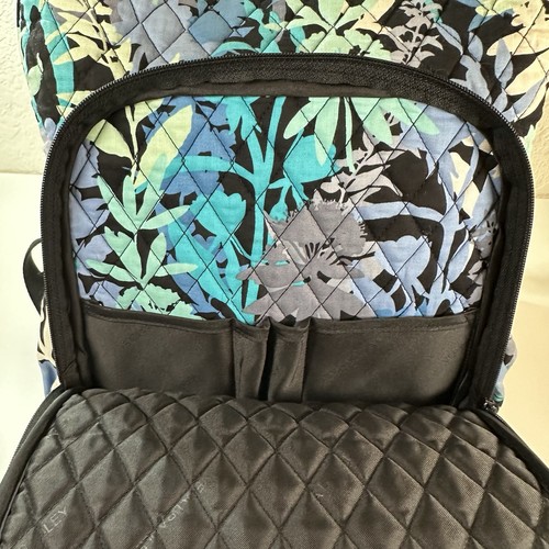 VERA BRADLEY Campus Tech Backpack Camofloral School Floral Multiple Pockets - Picture 5 of 12