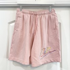 Nike Men s Club Light Pink Shorts Multicolor Logo Size L