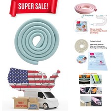 U Shape Extra Thick Furniture Table Edge Protectors Foam 6.5 Ft Blue