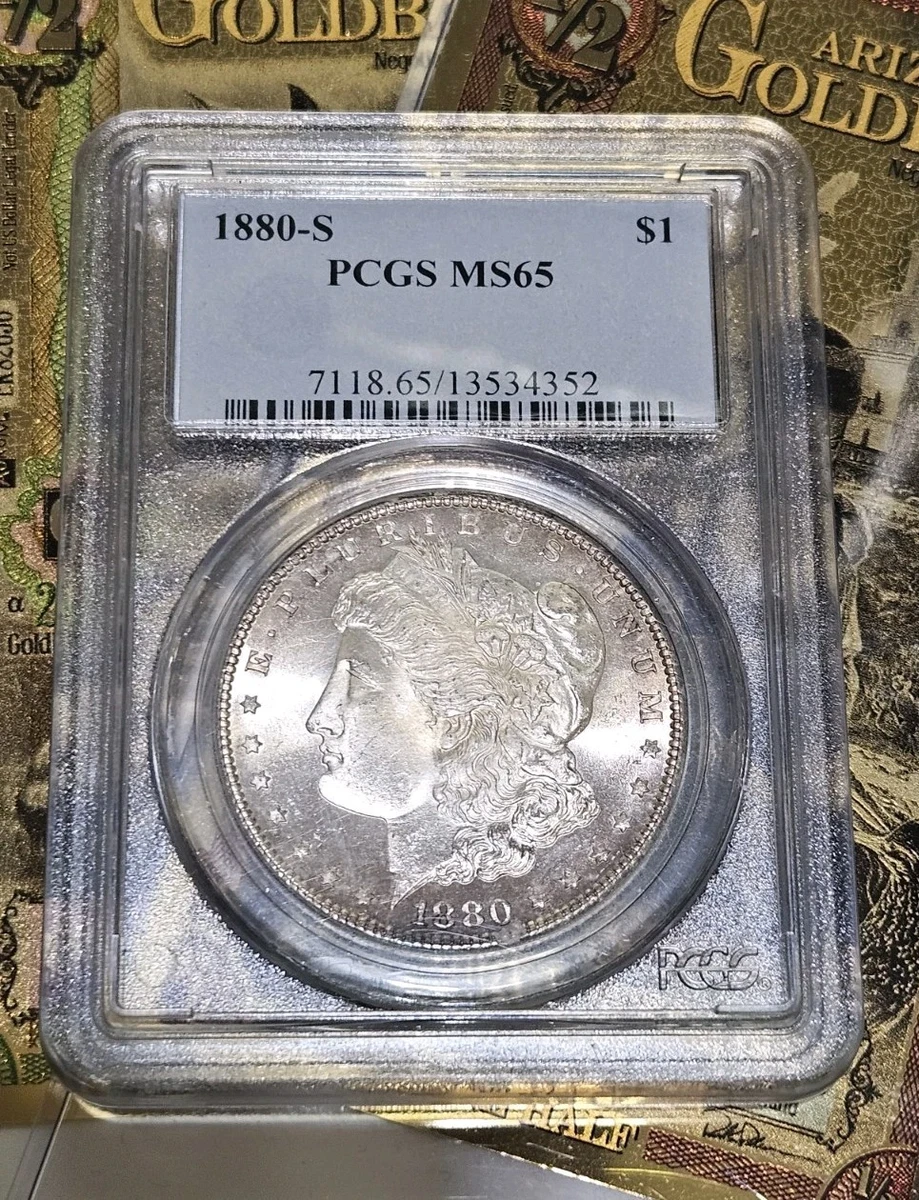 1880 Year Grade MS 65 Morgan Dollars (1878-1921) for sale | eBay