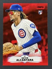 Kevin Alcántara 2025 Stadium Club Red Foil Rookie - #91