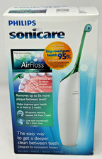 Philips Sonicare - AirFloss Interdental Flosser - White w/ green accents HX8211