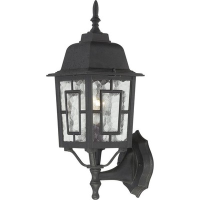 Nuvo Lighting 60/4926 Banyan 1 Light 17 inch Textured Black Outdoor Wall Lantern