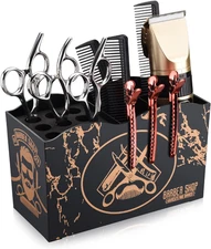 Barber Scissors Holder Box, Professional Salon Hairdressing Scissors Rack Holder
