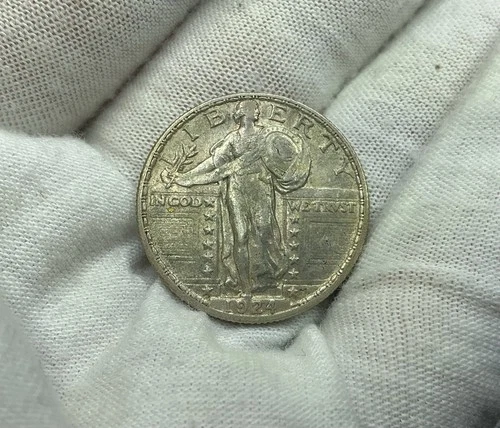 1924 Standing Liberty Quarter AU I312