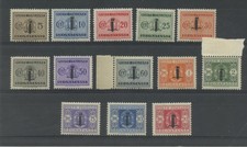 RSI E LUOGOTENENZA 1944 TASSE FASCIO 13V. **  CERT.