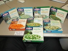 Birds Eye General Foods 1971 frozen TV dinner (ONE box) GREEN PEAS & POTATOES