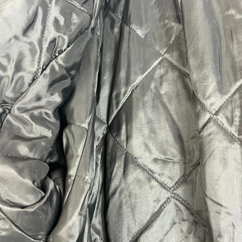 Abrigo Chaqueta Yves Saint Laurent Rive Gauche Tartán Lana de Cordero Púrpura Madera Botón Foto 4 de 4