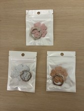 Lot of 3 Cell phone pop-up finger holders Grip Ring Swivel