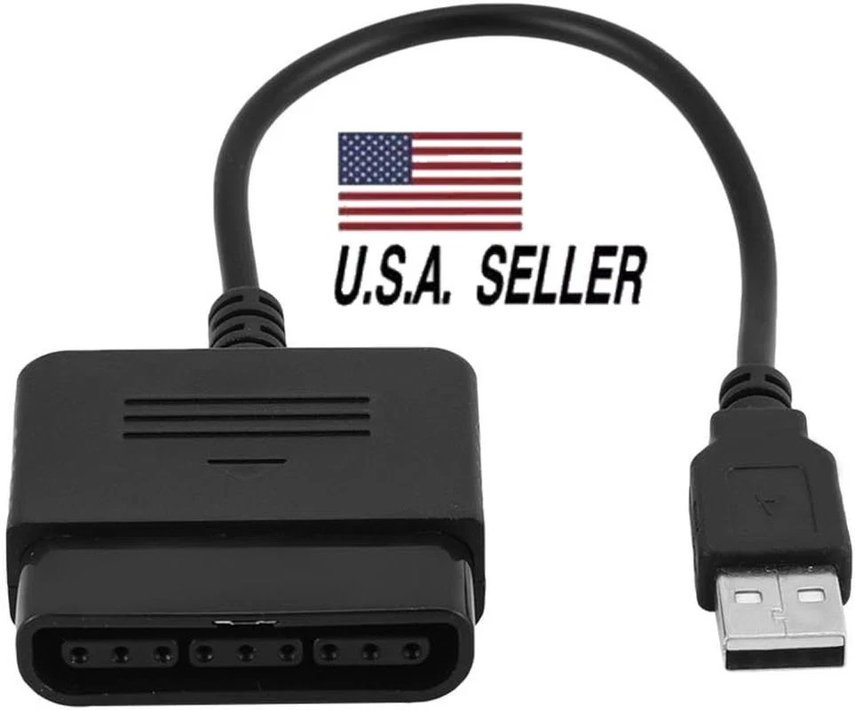 Adattatore Convertitore Per Controller PS1 E PS2 A PS3 E PC - USB - Nero