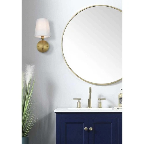 Living District LD7322W6SG Senna Bathroom Vanity Light Satin Gold - Picture 2 of 7