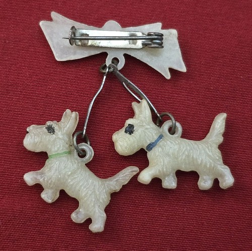 Orologiaio Tenuta Antica Donna "13" Ciondolo Orologio e Terrier Spilla da Bavero - Foto 8 di 9