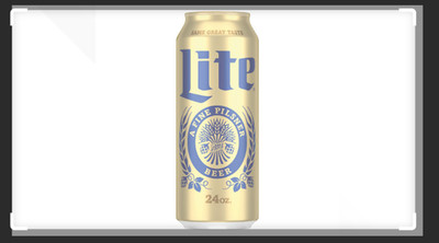 Miller Lite Empty Collectable Beer Can GOLD 16oz Can Limited Edition 2025 