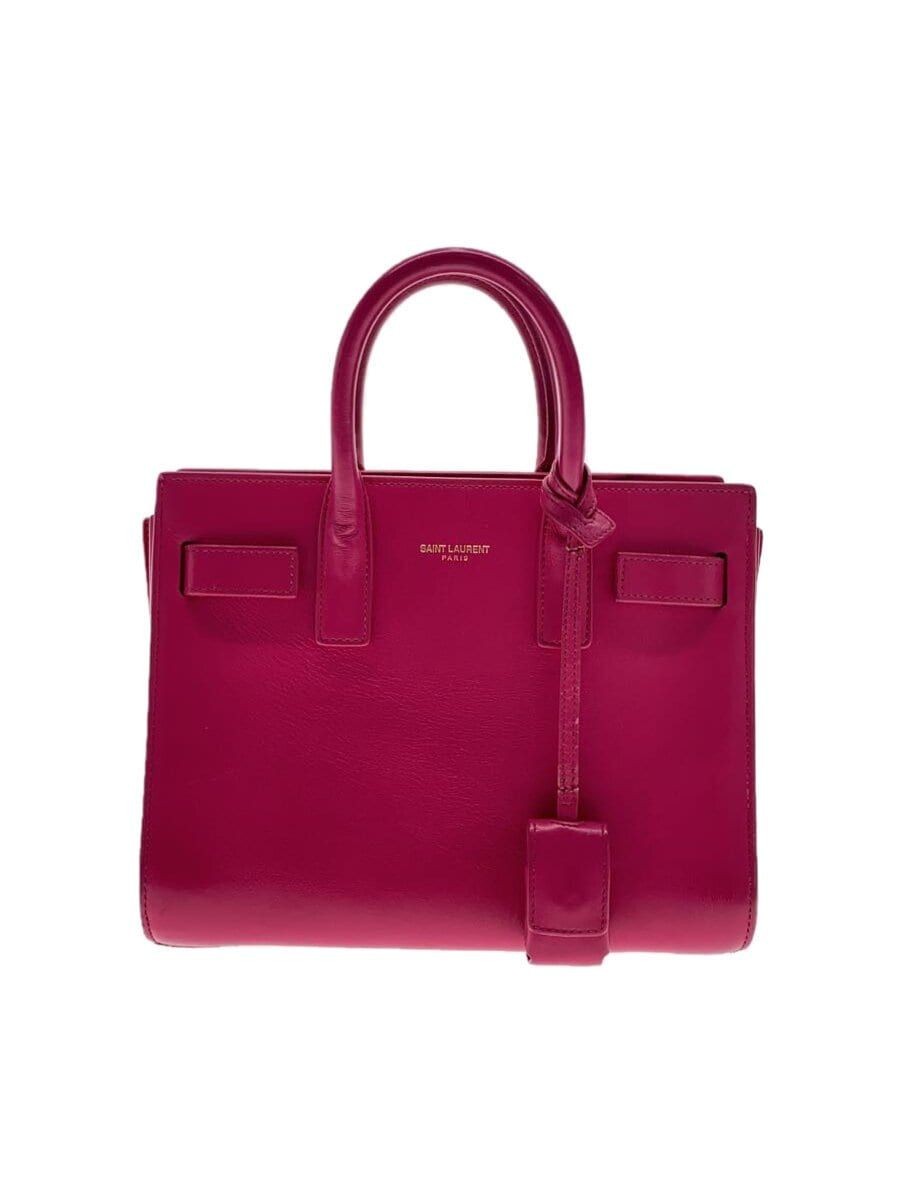 Borsa a mano SAINT LAURENT pelle rosa sac de jour usata