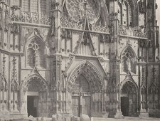 MEURTHE-ET-MOSELLE. Toul- Portail de la Cath&eacute;drale 1906 old antique print