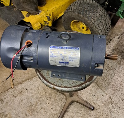 DOERR 1.5 HP Direct Current Electric MOTOR 180VDC 1750rpm TEFC reversible 1 1/2