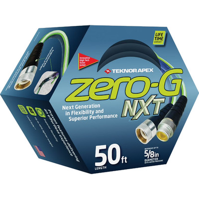 Zero-G NXT 5/8-in x 50-ft Premium -Duty Kink Free Hybrid polymer Gray Hose