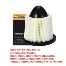 Engine Air Filter for FORD E-350 ECONOLINE CLUB WAGON 1997-2002 5.4L 6.8L