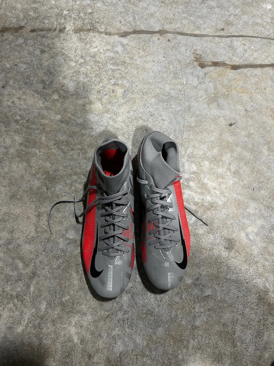 Nike Mercurial Superfly 7 Pro FG Metallic Grey Crimson for Sale