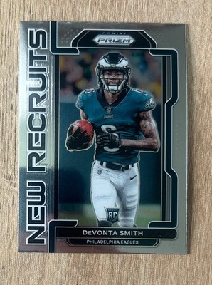 2021 Panini Prizm New Recruits DeVonta Smith RC Rookie #NR-6 Philadelphia Eagles