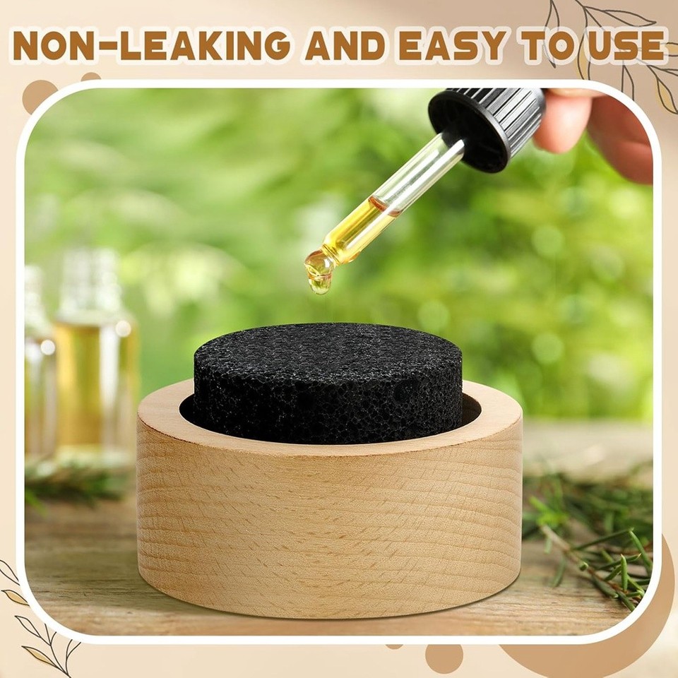 Lava Racks 2 Pcs Lava Rock Essential Oil Diffuser Lava Stone Passive Diffuser ...