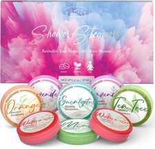 Shower Steamers Aromatherapy 8 Pack - 8 Count Pack of 1 , Dreamy Watercolor