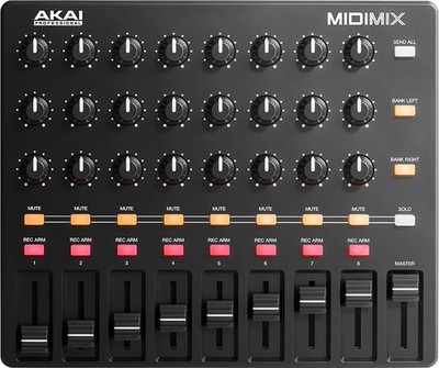 Akai MIDImix DAW Controller Tragbarer High Performance Mixer Mischer Ableton