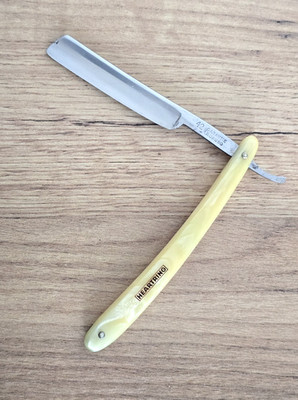 Vintage Rasiermesser   Robuso Solingen # 42, werbung Heartring   Gut Zustand