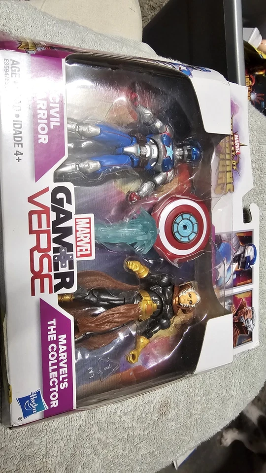 ЭКШН-ФИГУРКИ MARVEL GAMERVERSE 3,75 ДЮЙМА ГРАЖДАНСКИЙ ВОИН И КОЛЛЕКЦИОНЕР HASBRO 2017 - Изображение 3 из 3
