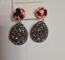 French Connection BNWT Dangle Drop Costume Jewellery Statement Earrings
