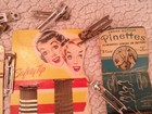 Mixture of Vintage Leather Curlers and Bobby Pins — photo 5